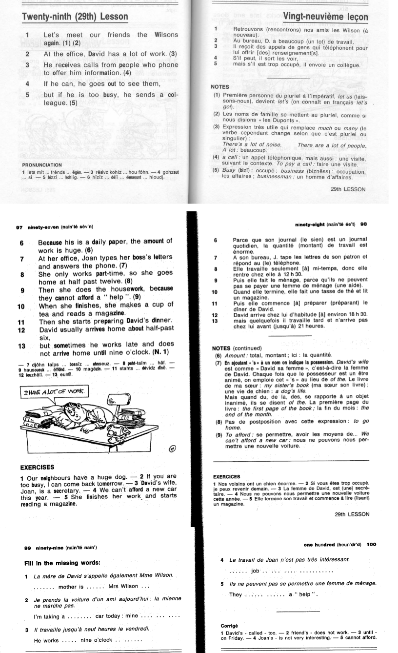 Twenty-ninth Lesson